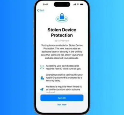 福绵苹果授权维修店分享被盗设备保护功能开启方法 