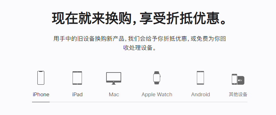 福绵苹果手机维修分享iPhone以旧换新的去处 