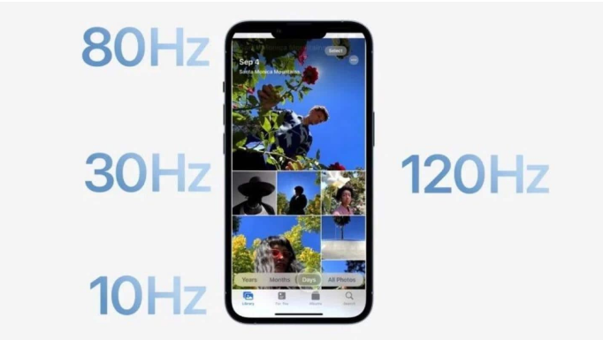 福绵苹果14维修分享iPhone 14有高刷吗 