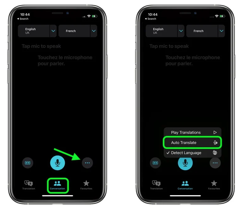 福绵苹果手机维修分享iOS 15 “翻译” App 新改进 