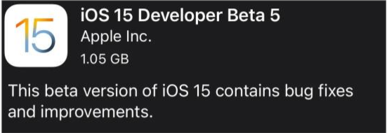 福绵苹果手机维修分享如何升级到iOS15.0 beta5 